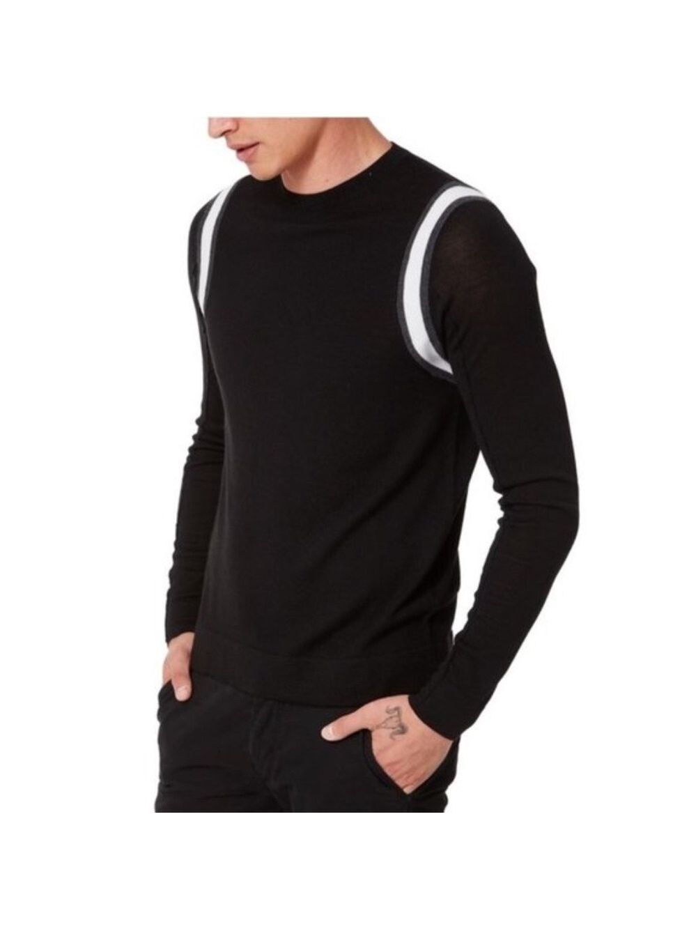 Good Man Brand MVP SlimFit Colorblock Wool Sweater
